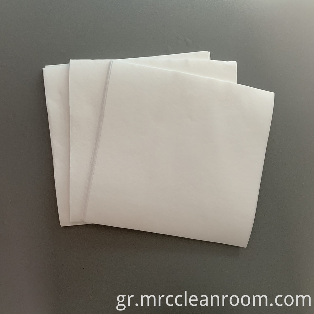 68gsm White Cellulose Polyester Wipes